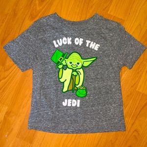 Luck of the Jedi Yoda Tee Size 4T